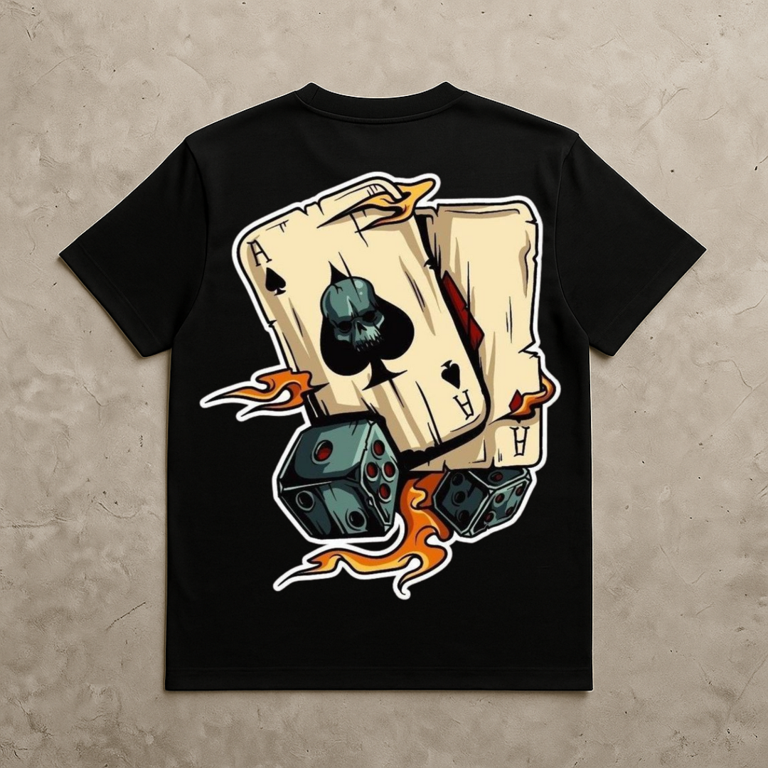 T-shirt Ace of Flames