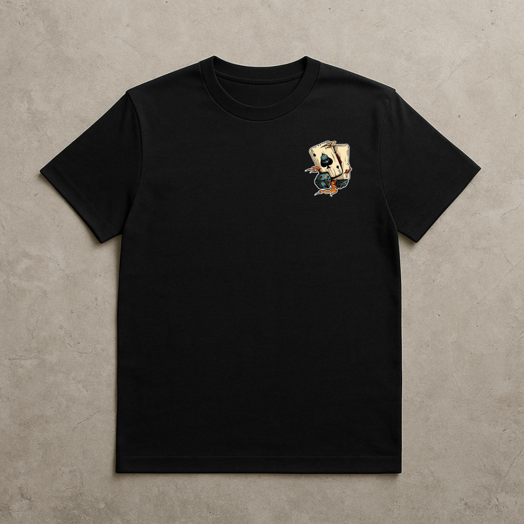 T-shirt Ace of Flames