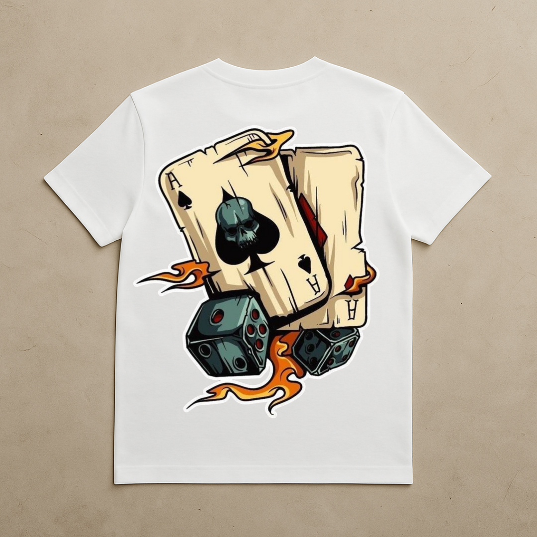 T-shirt Ace of Flames